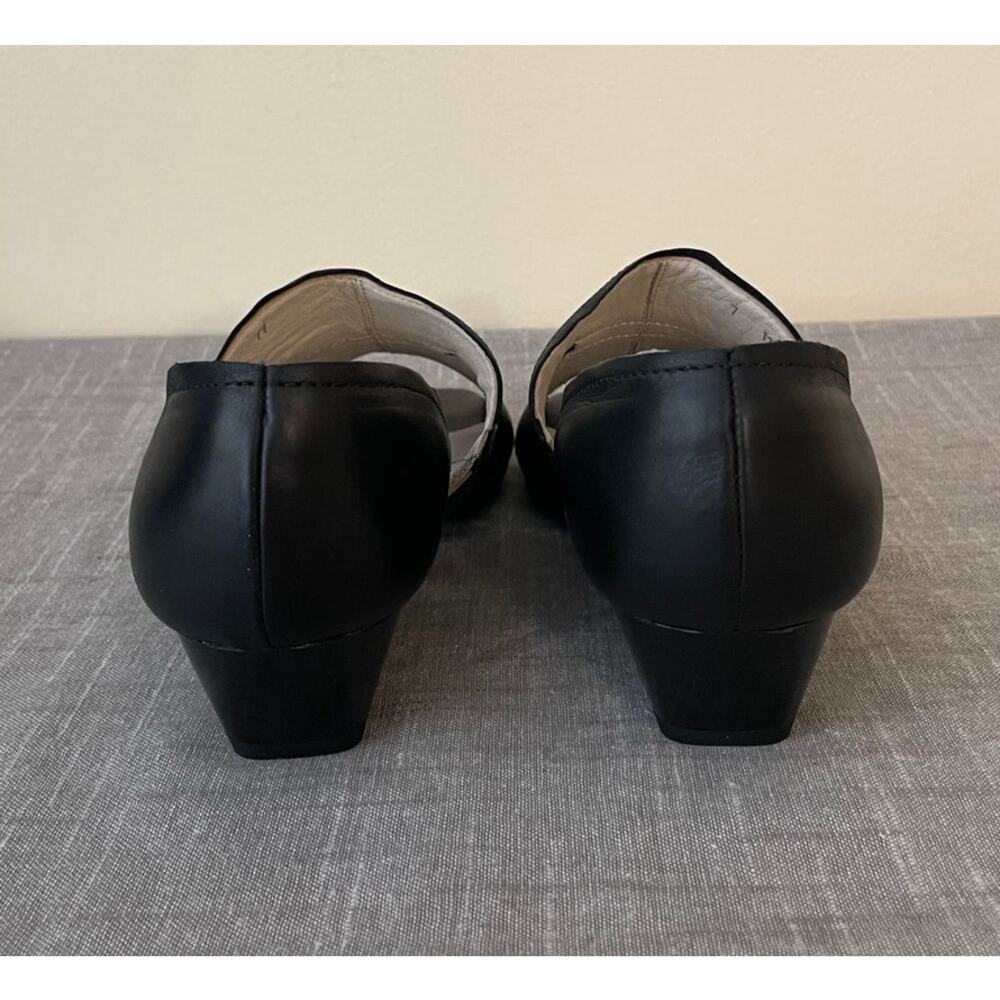 Newt Amalfi by Rangoni Dublino Womens Size 7 Black Heel Sandals - Picture 9 of 12
